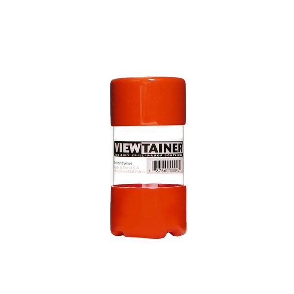 Viewtainer 2 in. W X 4 in. H Slit Top Container Plastic Red CC24